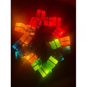 4 Metre 20 Led Pilli 2 Kademeli Hediye Kutusu Led Işık