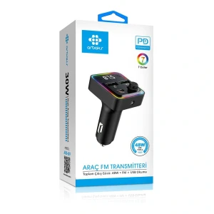 ARB-621 48W PD30W QC3.0 Bluetooth Araç FM Transmitter