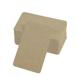 Boş Kelime Kartları 5x8 cm - 50 Adet Oval Kenarlı | Tabu & Not Kartları - Kraft