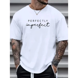 Erkekler Için Perfectly Günlük Tişört - Beyaz