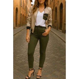 Gabardin Kumaş Yüksek Bel Pantolon 90 Cm 4xlbel40cm