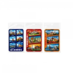 İstanbul Temalı Ahşap Buzdolapı Süsü Magnet