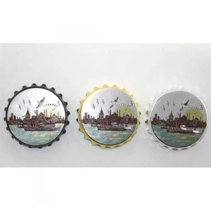 İstanbul Temalı Gazoz Kapağı Magnet - Model 1