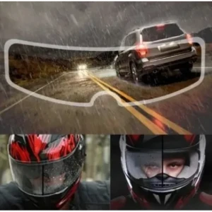 Kask Vizörü İçin Yağmur ve Buğu Engelleyici Film