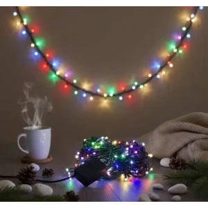 LED Damla Uçlu RGB Dekoratif Işık 10 Metre 100
