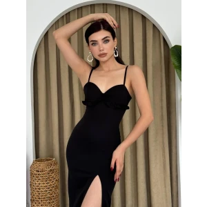 Papalia Sırt Detaylı Elbise