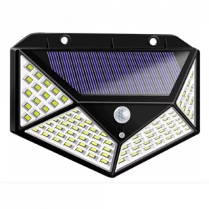 Solar Hareket Sensörlü Duvar Lambası 100 Led