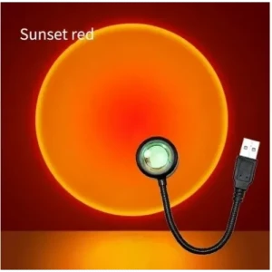 Taşınabilir USB Sunset Gün Batımı Ambiyans Işığı Lamba