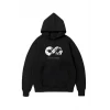 10 Kasıma Özel Üç İplik Kapşonlu Baskılı Sweatshirt - Siyah