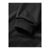 10 Kasıma Özel Üç İplik Kapşonlu Baskılı Sweatshirt - Siyah