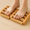 10 Silindirli Ahşap Ayak Masaj Aleti