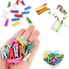 100lü Renkli Ahşap Mandal Seti 2.5 cm