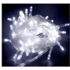10m 100 Led Boncuk Lamba Beyaz Işık Şeffaf Kablo
