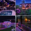 11m 100 LED Solar RGB Işık