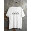 24 Kasım Kimya Öğretmeni Hediyesi Baskılı Bisiklet Yaka T-shirt - Beyaz