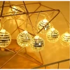 2m 10 LED Pilli Disko Toplu Işık