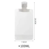 3 Adet 100ml Krem Şampuan Kabı Tekrar Kullanılabilir Set