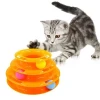 3 Katlı Turntable Kedi Oyuncağı