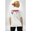 30 Ağustos Zafer Bayramı Atatürk Temalı Oversize Bisiklet Yaka T-shirt - Beyaz