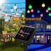 7m 50 Led RGB Solar
