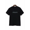 Anneler Günü Mom Çiçek Temalı Baskılı Oversize Bisiklet Yaka T-shirt - Siyah