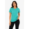Basic Tişört Bisiklet Yaka Kısa Kol Günlük Yazlık Slim Fit T-shirt - Su Yeşili