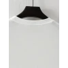 Baskılı Oversize Bisiklet Yaka T-shirt - Beyaz
