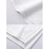 Baskılı Oversize Bisiklet Yaka T-shirt - Beyaz