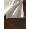 Baskılı Oversize Bisiklet Yaka T-shirt - Beyaz