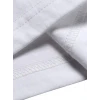 Baskılı Oversize Bisiklet Yaka T-shirt - Beyaz