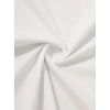 Baskılı Oversize Bisiklet Yaka T-shirt - Beyaz
