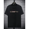 Baskılı Oversize Bisiklet Yaka T-shirt - Siyah