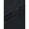 Baskılı Oversize Bisiklet Yaka T-shirt - Siyah