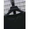 Baskılı Oversize Bisiklet Yaka T-shirt - Siyah
