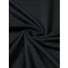Baskılı Oversize Bisiklet Yaka T-shirt - Siyah