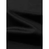 Baskılı Oversize Bisiklet Yaka T-shirt - Siyah