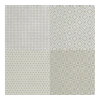 DecoHandy 30x30 cm Kendinden Yapışkanlı  Pvc Karo Mutfak Arası 4 Lü Karışık model  0,36m2