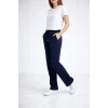 Düz Paça Beli Lastikli İpli Günlük Spor Eşofman Altı Rahat Fit - Lacivert