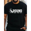 Erkek Around Baskılı Süprem T-shirt