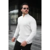 Erkek Balıkçı Zip Yaka Uzun Kollu Triko