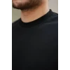 Erkek Basic Oversize Double Face Kumaş Kısa Kollu Tshirt