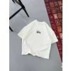 Erkek Baskılı Oversize T-shirt - Beyaz