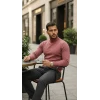 Erkek Boğazlı Yaka Uzun Kollu Triko