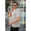 Erkek Çizgili Kısa Kollu T-shirt