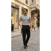 Erkek Düğme Yakalı Kısa Kollu Pamuk Triko Tişört