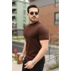 Erkek Fitilli Bisiklet Yaka Triko Tişört