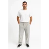 Erkek Fitilli Kadife Cepli Buggy Pantolon Oversize Rahat Kalıp - Gri