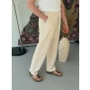 Erkek İthal Yıkamalı Keten Pantolon