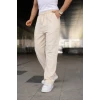 Erkek İthal Yıkamalı Keten Pantolon