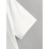 Erkek Kısa Kollu Bisiklet Yaka Baskılı Süprem Tişört